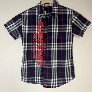 Authentic Burberry Kid’s Plaid Shirt